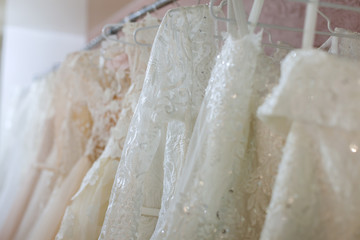 Beautiful lace wedding dresses.