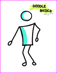 People Strichmännchen Doodle Sketchnote Template for Workshops, Seminar, Flipchart and Graphic Recording