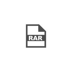 RAR file format icon vector design symbol