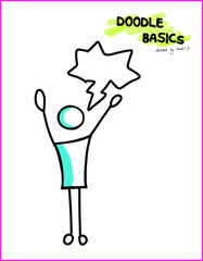 People Strichmännchen Doodle Sketchnote Template for Workshops, Seminar, Flipchart and Graphic Recording