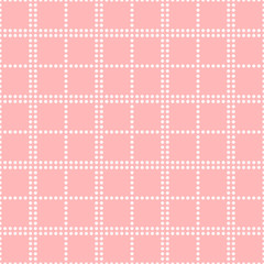 Seamless vector plaid pattern from dots. Design for wallpaper, fabric, textile, wrapping.