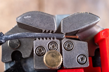 Electrical wire stripper. Electrical accessories used in industry.