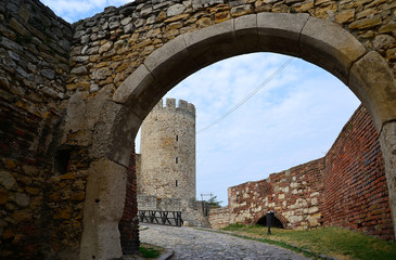 Fototapeta na wymiar Belgrade fortress and Kalemegdan park, Serbia.