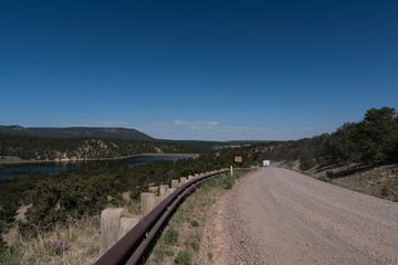 Western view,Juniper and Pinon campground road.