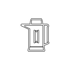 Kettle icon. Hot water symbol. Logo design element