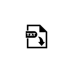 TXT file format icon vector design symbol