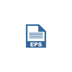 EPS file format icon vector design symbol