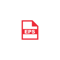 EPS file format icon vector design symbol
