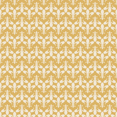 Background image. Colors: gold, white. Seamless pattern. Vector illustration.