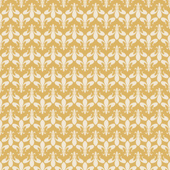 Background image. Colors: gold, white. Seamless pattern. Vector illustration.