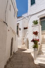 Obraz premium Ruelle de Cisternino, Pouilles, Italie