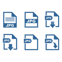 JPG file format icon vector design symbol