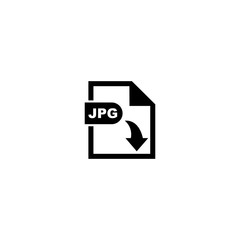 JPG file format icon vector design symbol
