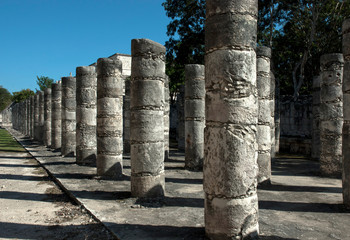 Thousand Columns complex in Chichen-Itza