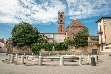 The square near the church of Santi Giovanni e Reparata, with its adjacent Baptistery, was built in...