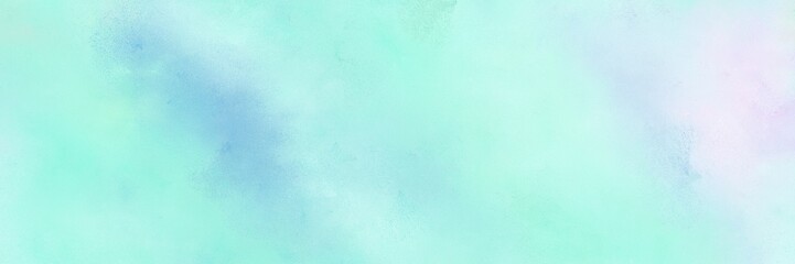 banner abstract diffuse texture background with pale turquoise, lavender and sky blue color. can be used as wallpaper, poster or canvas art