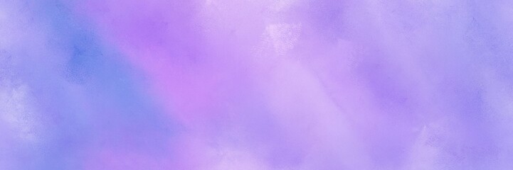 broadly painted banner texture background with light pastel purple, corn flower blue and lavender blue color. can be used as texture, background element or wallpaper