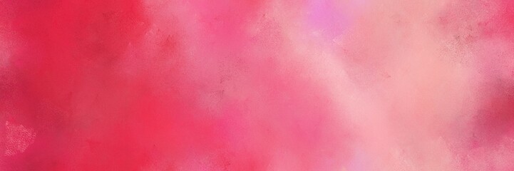 broadly painted banner texture background with pale violet red, light pink and crimson color. can be used as wallpaper, poster or canvas art