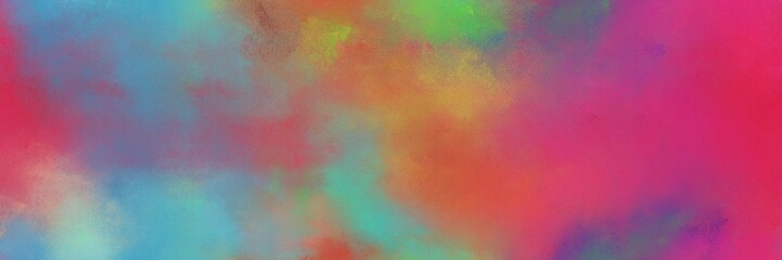 broadly painted banner texture background with indian red, slate gray and medium aqua marine color. can be used as texture, background element or wallpaper