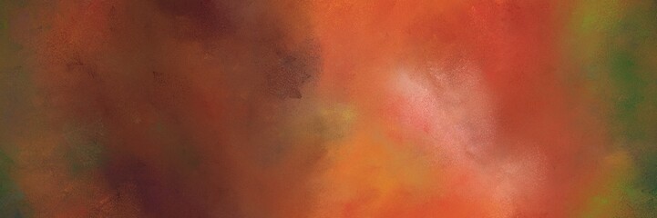abstract brown, saddle brown and bronze colored diffuse painted banner background. can be used as texture, background element or wallpaper