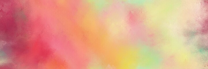 burly wood, moderate red and light coral color painted banner background. diffuse painting can be used as wallpaper, poster or canvas art