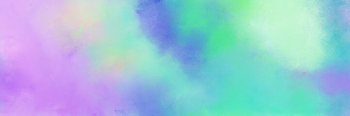 diffuse painted banner texture background with sky blue, thistle and light steel blue color. can be used as wallpaper, poster or canvas art