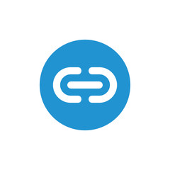 chain simple geometric design symbol vector