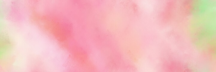 diffuse painted banner texture background with baby pink, bisque and pastel pink color. can be used as texture, background element or wallpaper