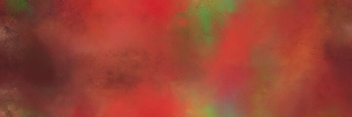 diffuse painted banner texture background with sienna, old mauve and moderate red color. can be used as texture, background element or wallpaper