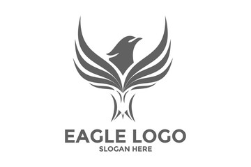 Fototapeta na wymiar Eagle logo design vector template