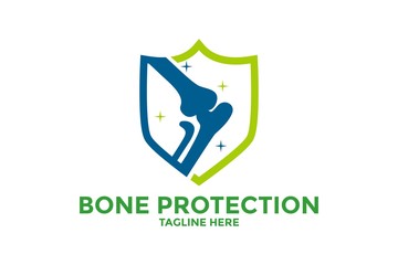Bone logo Icon, Bone care, bone medicine logo template vector