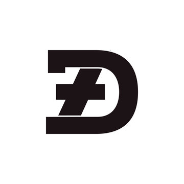 seven d simple geometric arrow design vector