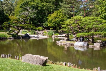 Japanese garden at Nakajima Koen (中島公園), Sapporo, Hokkaido (北海道 札幌)