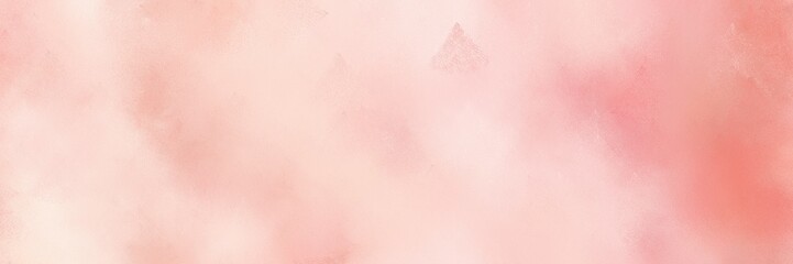 Fototapeta premium abstract baby pink, dark salmon and burly wood colored diffuse painted banner background. can be used as texture, background element or wallpaper