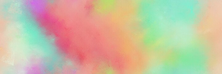 broadly painted banner texture background with tan, pale violet red and light coral color. can be used as wallpaper, poster or canvas art