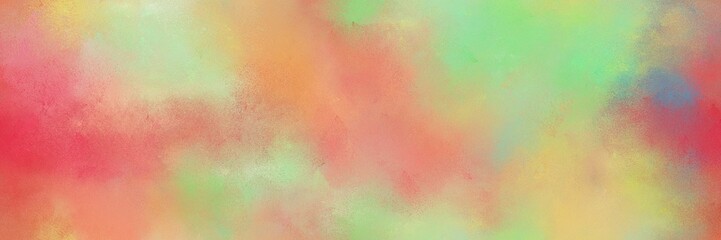 tan, indian red and dark sea green color painted banner background. broadly painted backdrop can be used as wallpaper, poster or canvas art