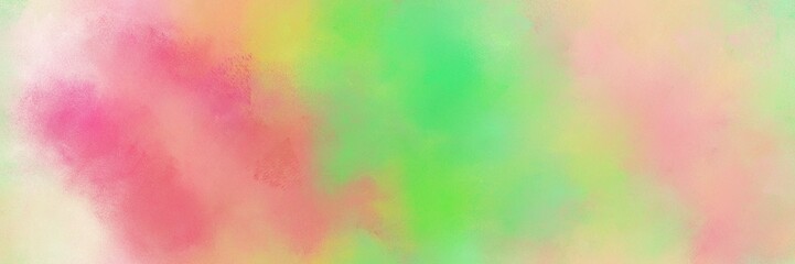 abstract diffuse painted banner background with tan, burly wood and pastel green color. can be used as wallpaper, poster or canvas art