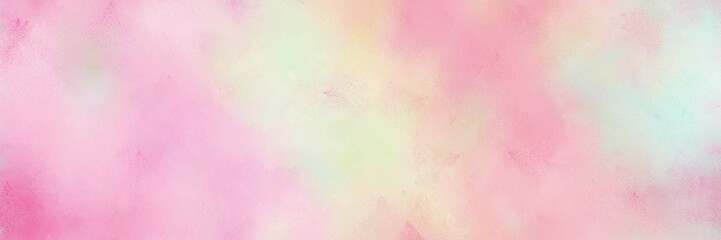 baby pink, beige and pastel magenta color painted banner background. diffuse painting can be used as texture, background element or wallpaper
