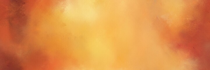 sandy brown, sienna and coffee color painted banner background. broadly painted backdrop can be used as texture, background element or wallpaper