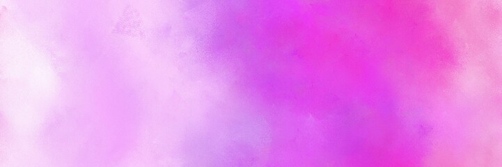 broadly painted banner texture background with plum, medium orchid and orchid color. can be used as texture, background element or wallpaper