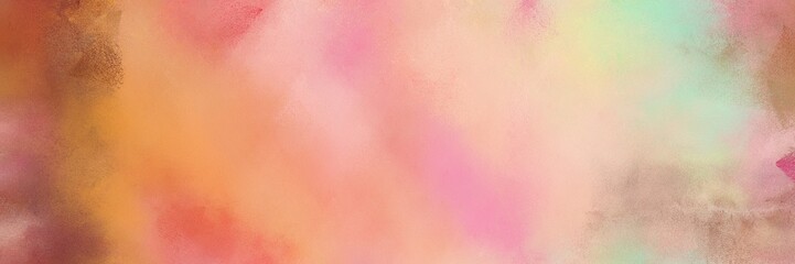 burly wood, sienna and bronze color painted banner background. diffuse painting can be used as wallpaper, poster or canvas art