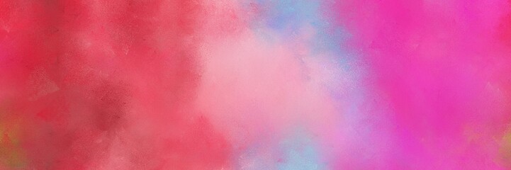 diffuse painted banner texture background with pale violet red, moderate red and pastel violet color. can be used as texture, background element or wallpaper