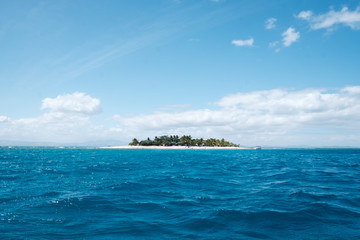 Small inhabited island in group of Yasawa, Fiji