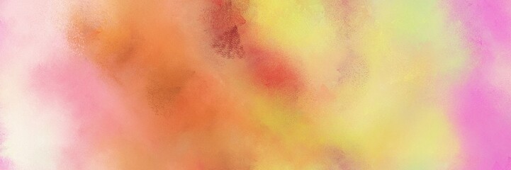 Fototapeta premium banner abstract diffuse texture background with dark salmon, sandy brown and pink color. can be used as wallpaper, poster or canvas art