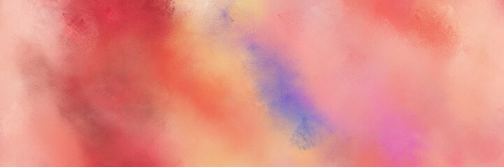 abstract dark salmon, moderate red and indian red colored diffuse painted banner background. can be used as wallpaper, poster or canvas art