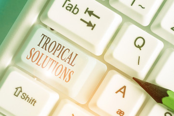 Writing note showing Turnkey Solutions. Business concept for immediately easily ready to use upon implementation