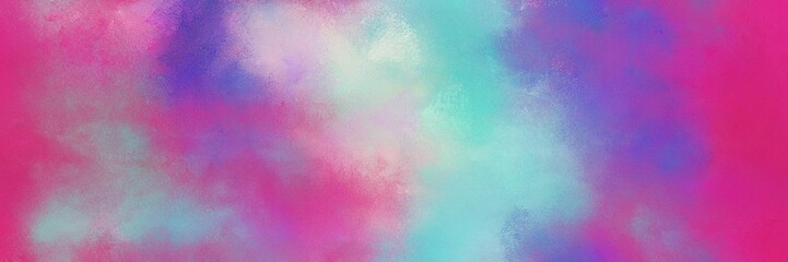 diffuse painted banner texture background with mulberry , pastel blue and pastel purple color. can be used as texture, background element or wallpaper