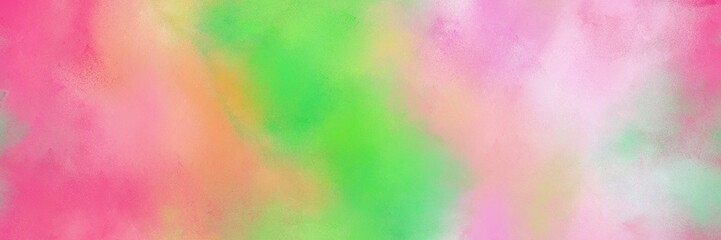 diffuse painted banner texture background with tan, pastel green and pastel pink color. can be used as texture, background element or wallpaper