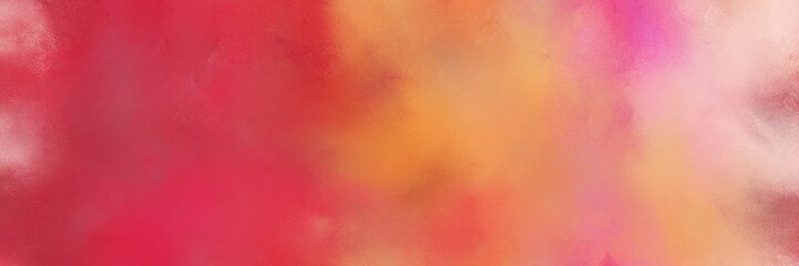 broadly painted banner texture background with moderate red, dark salmon and baby pink color. can be used as wallpaper, poster or canvas art