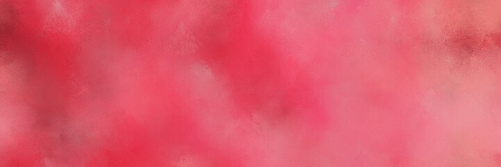 abstract indian red, light coral and firebrick colored diffuse painted banner background. can be used as wallpaper, poster or canvas art